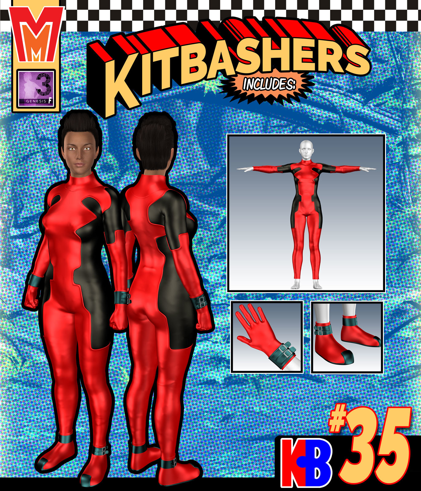 Kitbashers 035 MMG3F by: MightyMite, 3D Models by Daz 3D