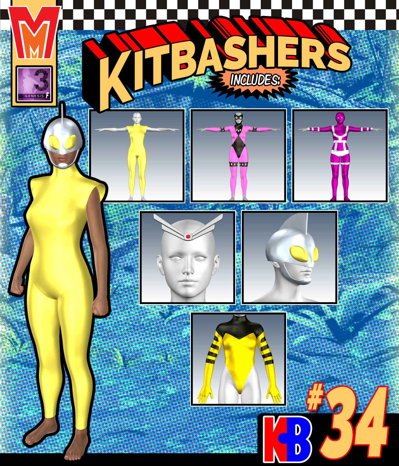 Kitbashers 034 MMG3F by: MightyMite, 3D Models by Daz 3D