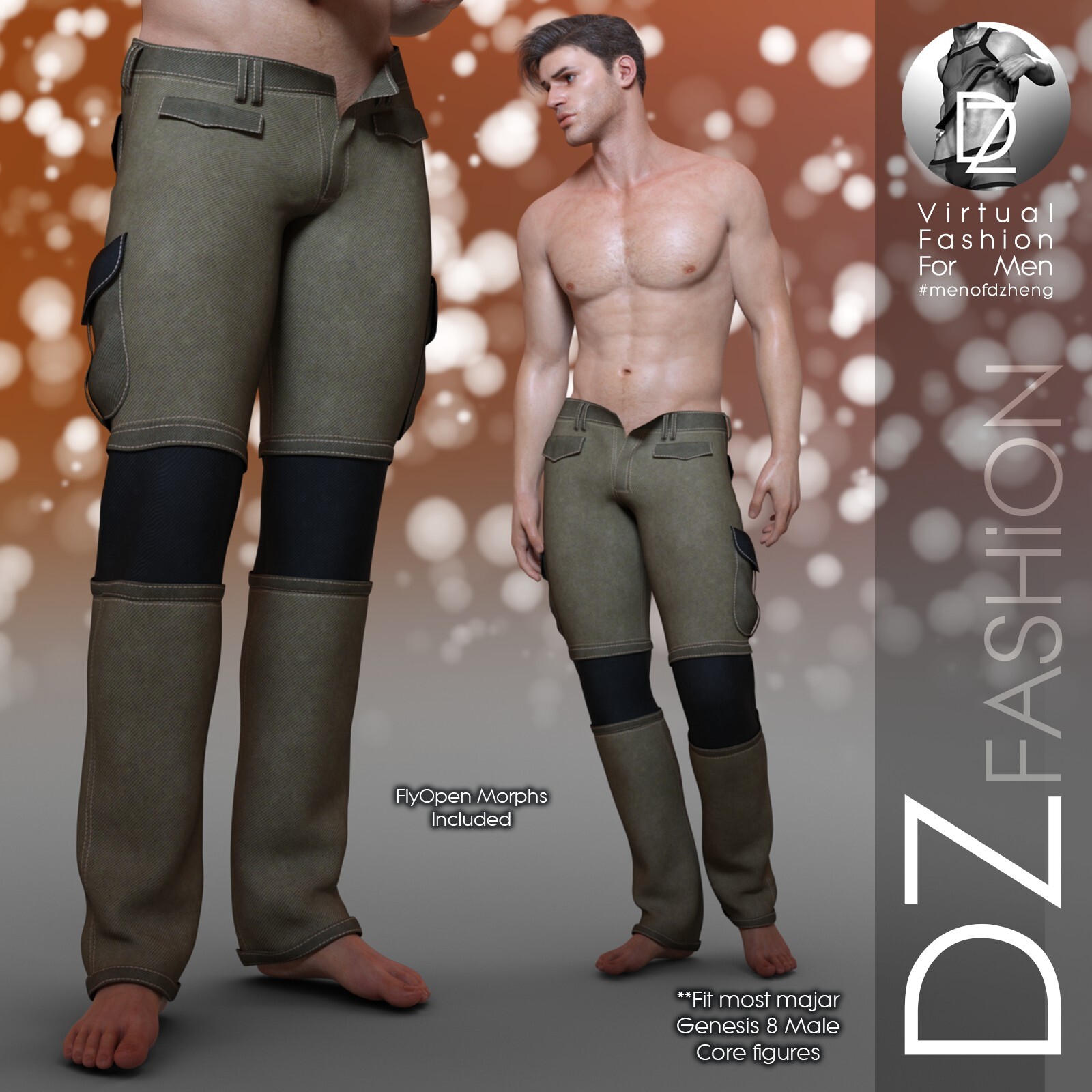 DZ G8M DPantZ 8 by: DZheng, 3D Models by Daz 3D