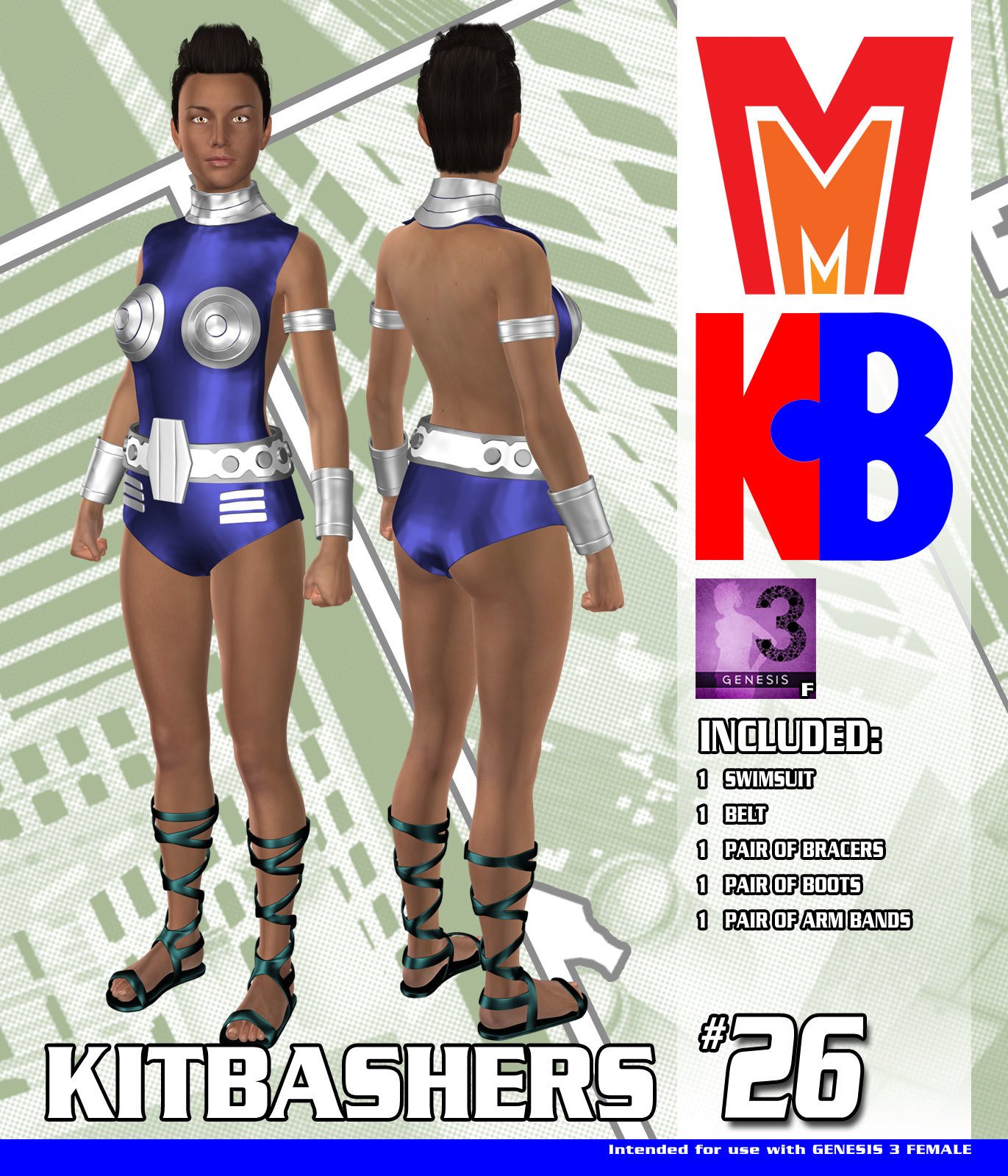 Kitbashers 026 MMG3F by: MightyMite, 3D Models by Daz 3D