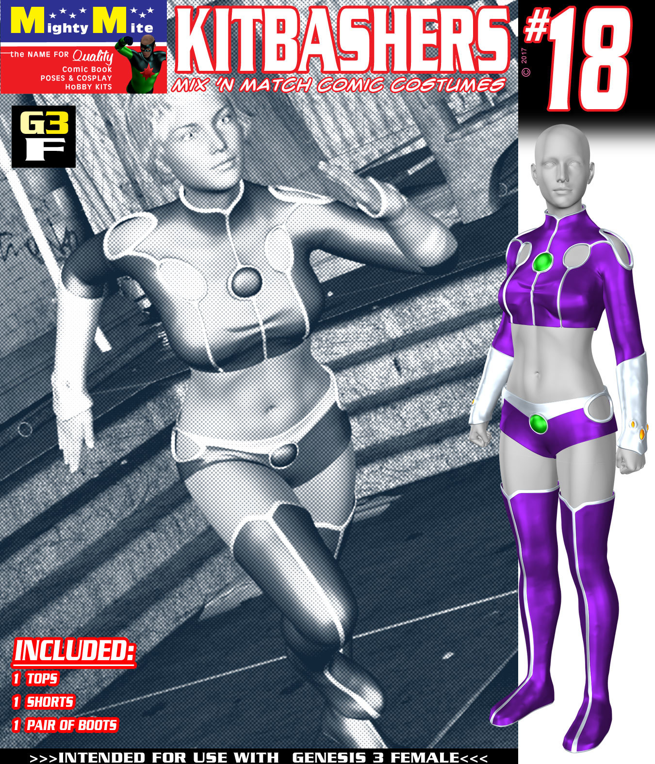 Kitbashers 018 MMG3F by: MightyMite, 3D Models by Daz 3D