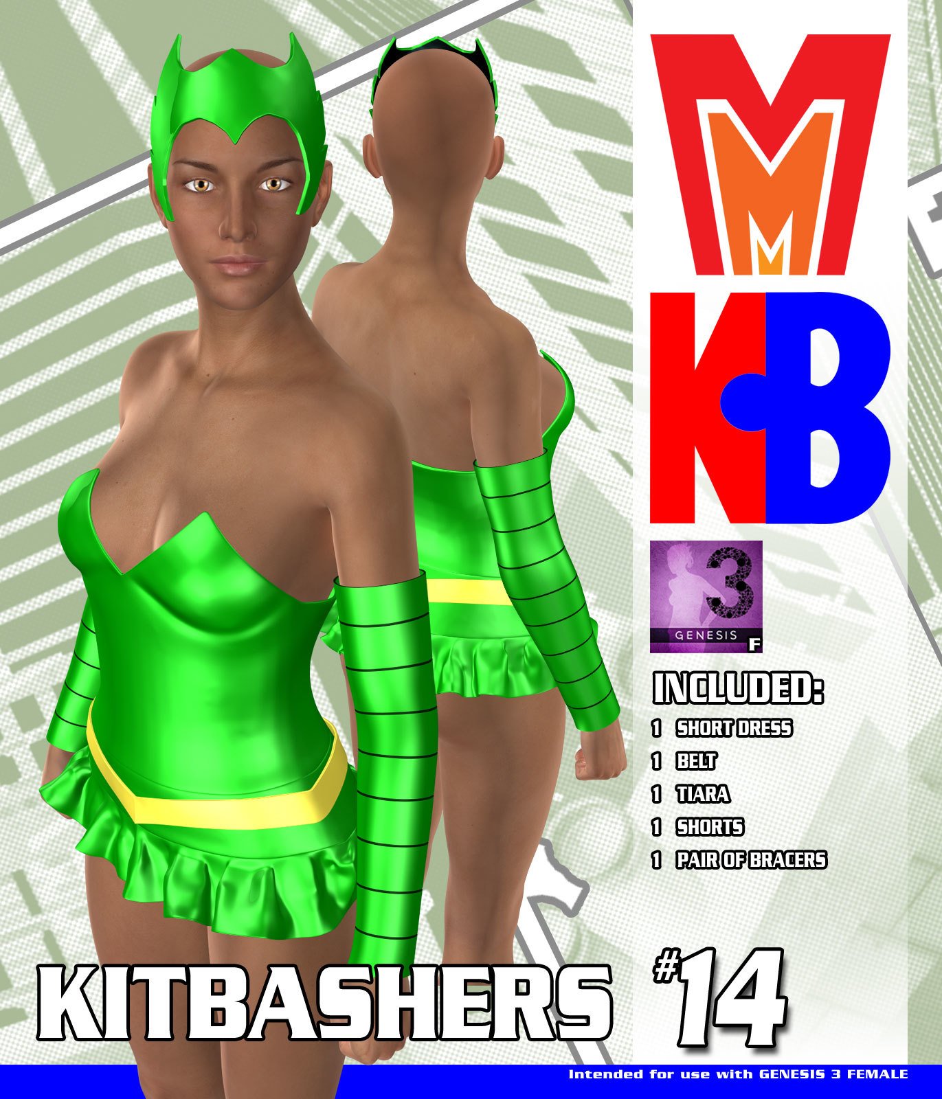 Kitbashers 014 MMG3F by: MightyMite, 3D Models by Daz 3D