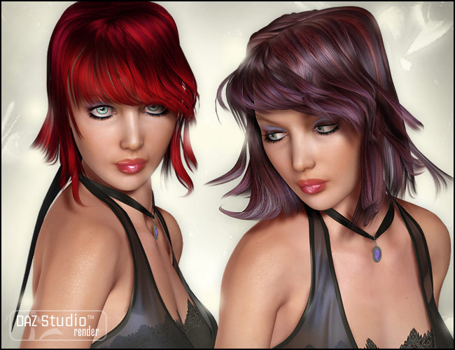 Aldora Hair by: Propschick, 3D Models by Daz 3D