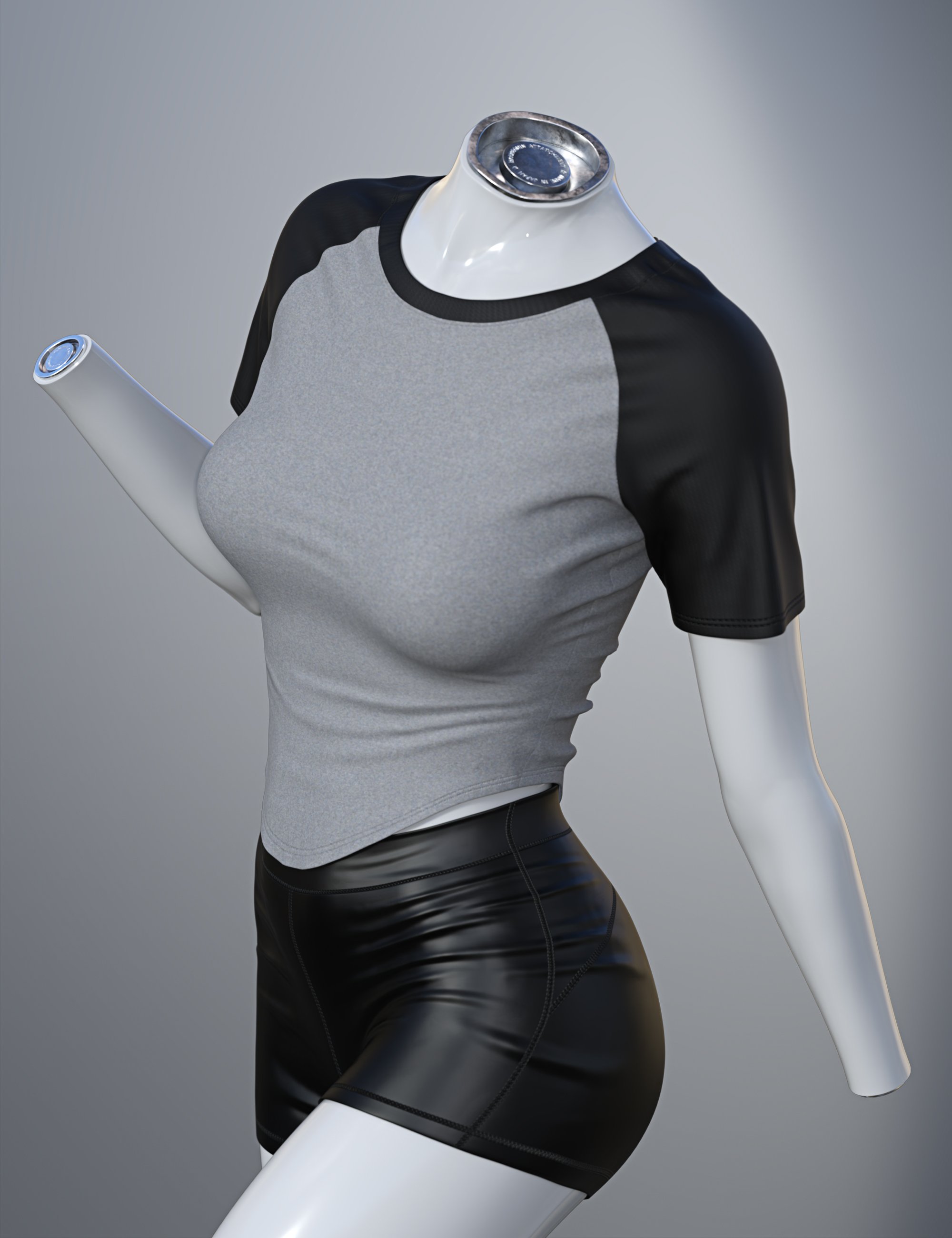 dForce SU Sports Clothes for Genesis 9, 8.1, and 8 Female by: Sue Yee, 3D Models by Daz 3D