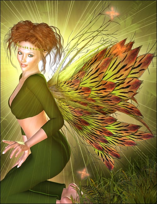 Faery Wings Deluxe by: , 3D Models by Daz 3D