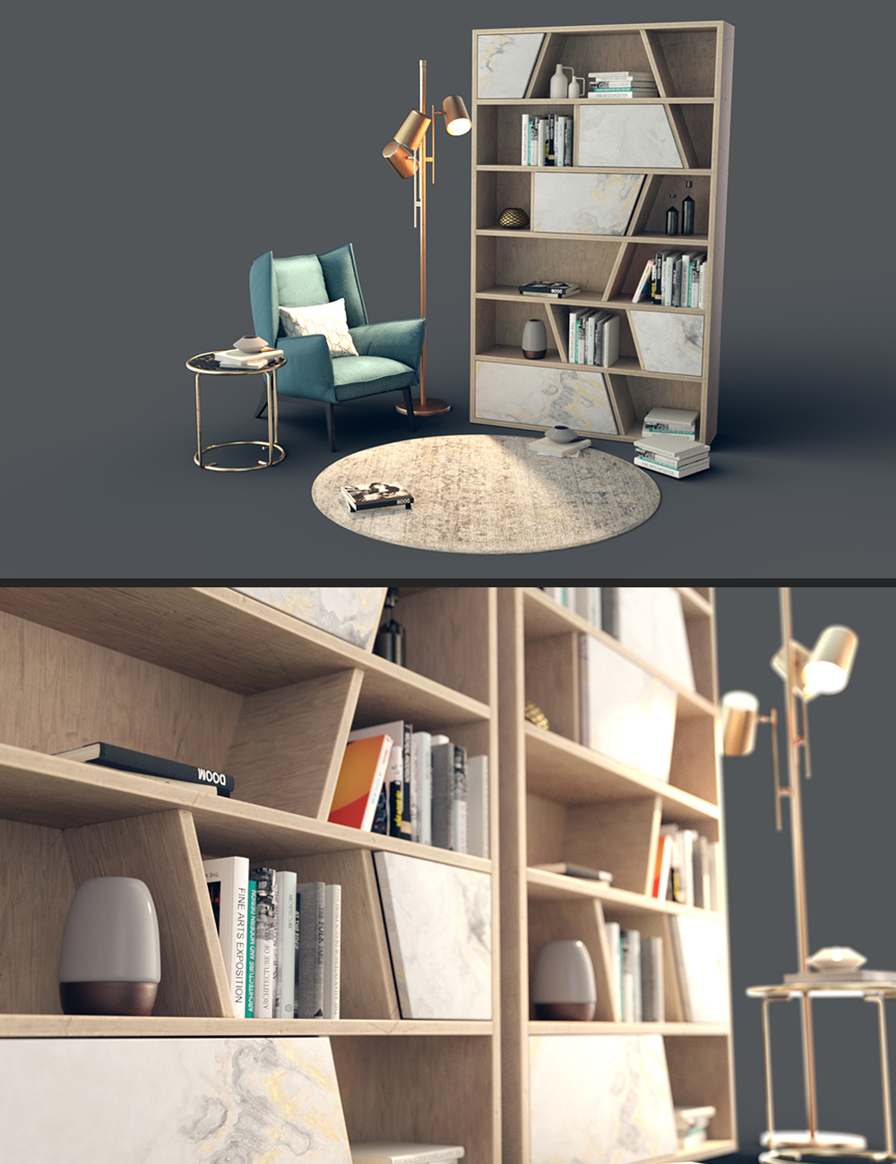 Fancy Furniture Set 01 by: Polish, 3D Models by Daz 3D