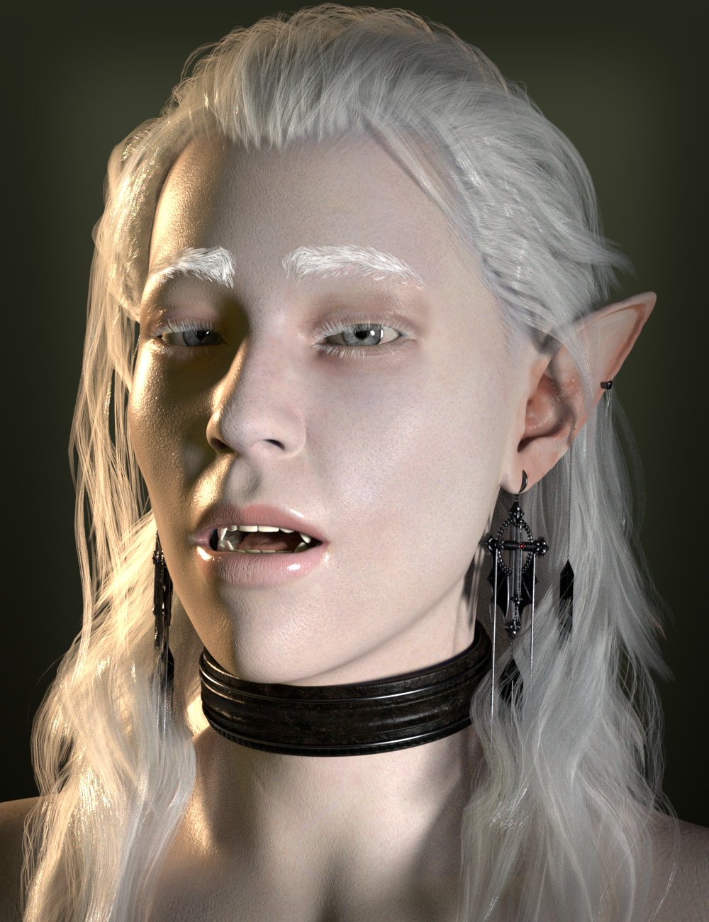 SY The Pale Elf Vampire Genesis 9 | Daz 3D