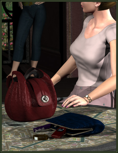 Cosmopolitan Girl Accessory Pack 1 by: WillDupreMAB, 3D Models by Daz 3D