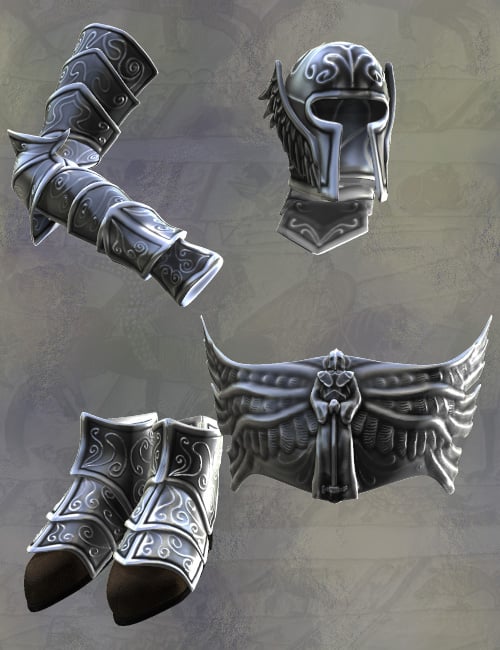 Celestial Armor by: Valandar, 3D Models by Daz 3D