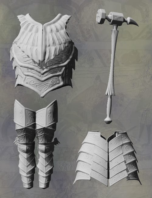 Celestial Armor Celestial Armor by: Valandar, 3D Models by Daz 3D