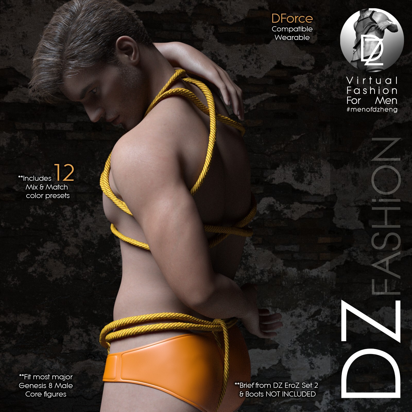 DZ G8M EroZ Set 13 - RopeZ 2 by: DZheng, 3D Models by Daz 3D