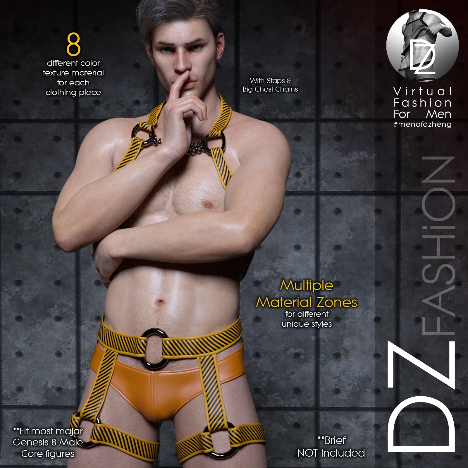 DZ G8M EroZ Set 15 by: DZheng, 3D Models by Daz 3D