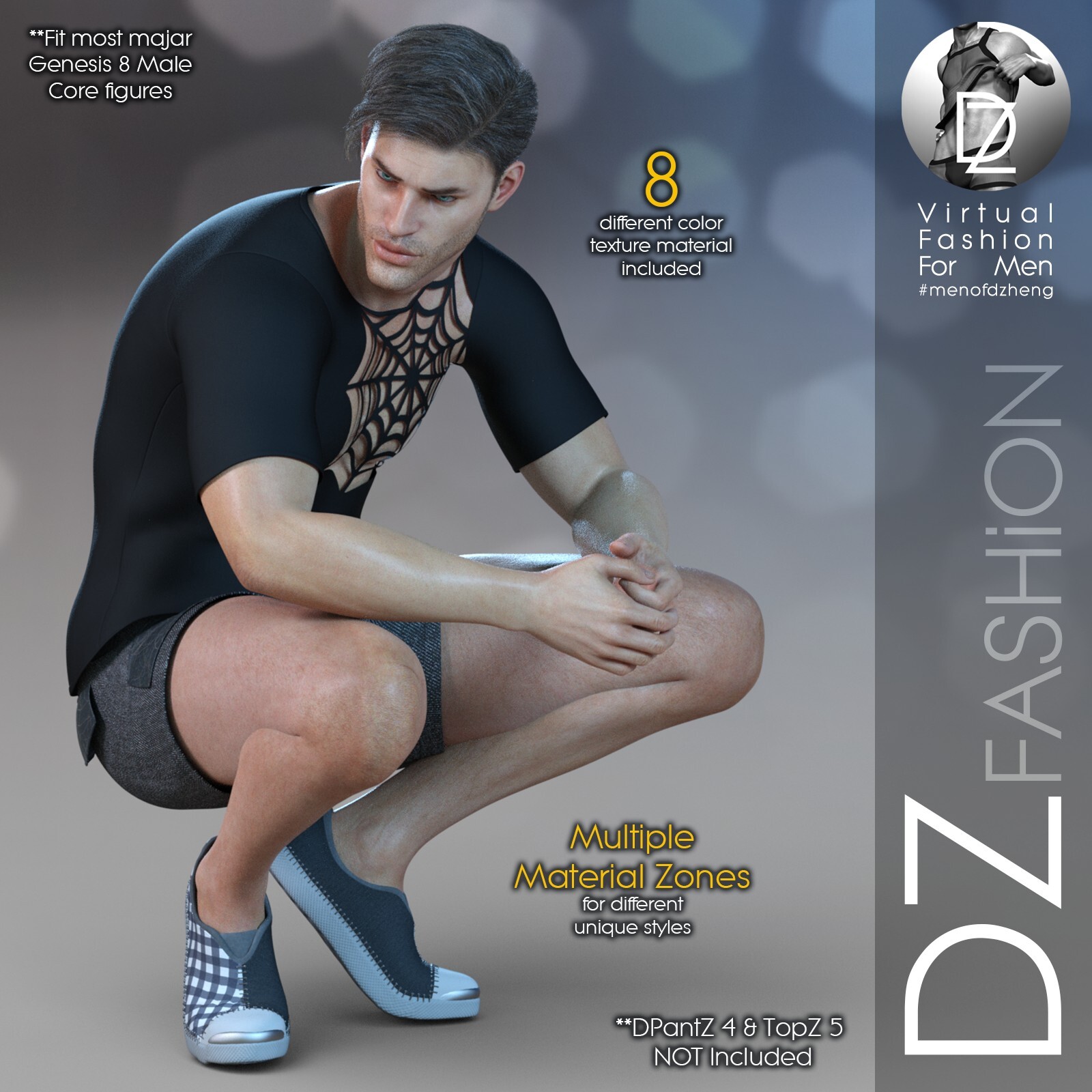 DZ G8M FootGearZ 01 by: DZheng, 3D Models by Daz 3D