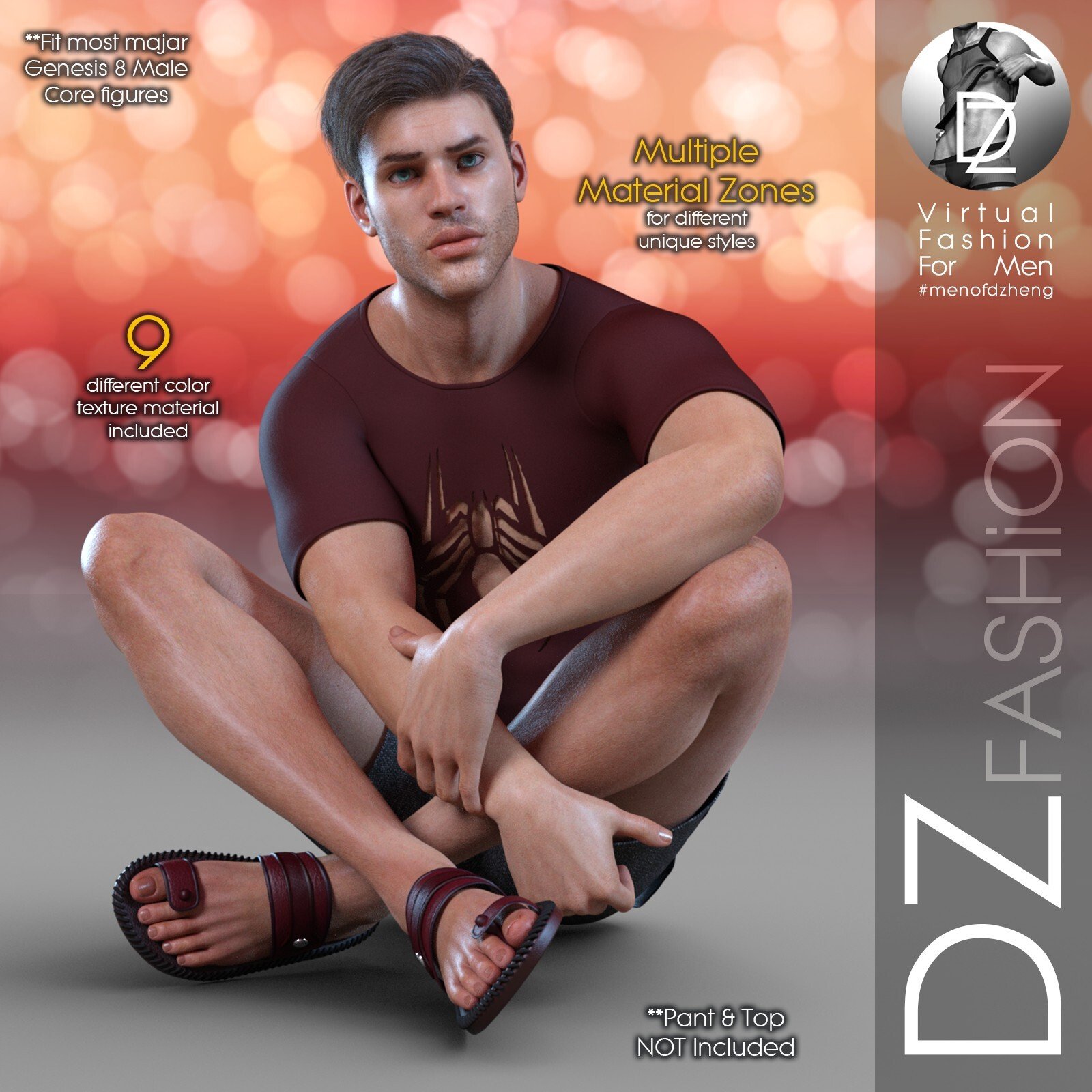 DZ G8M FootGearZ 03 by: DZheng, 3D Models by Daz 3D