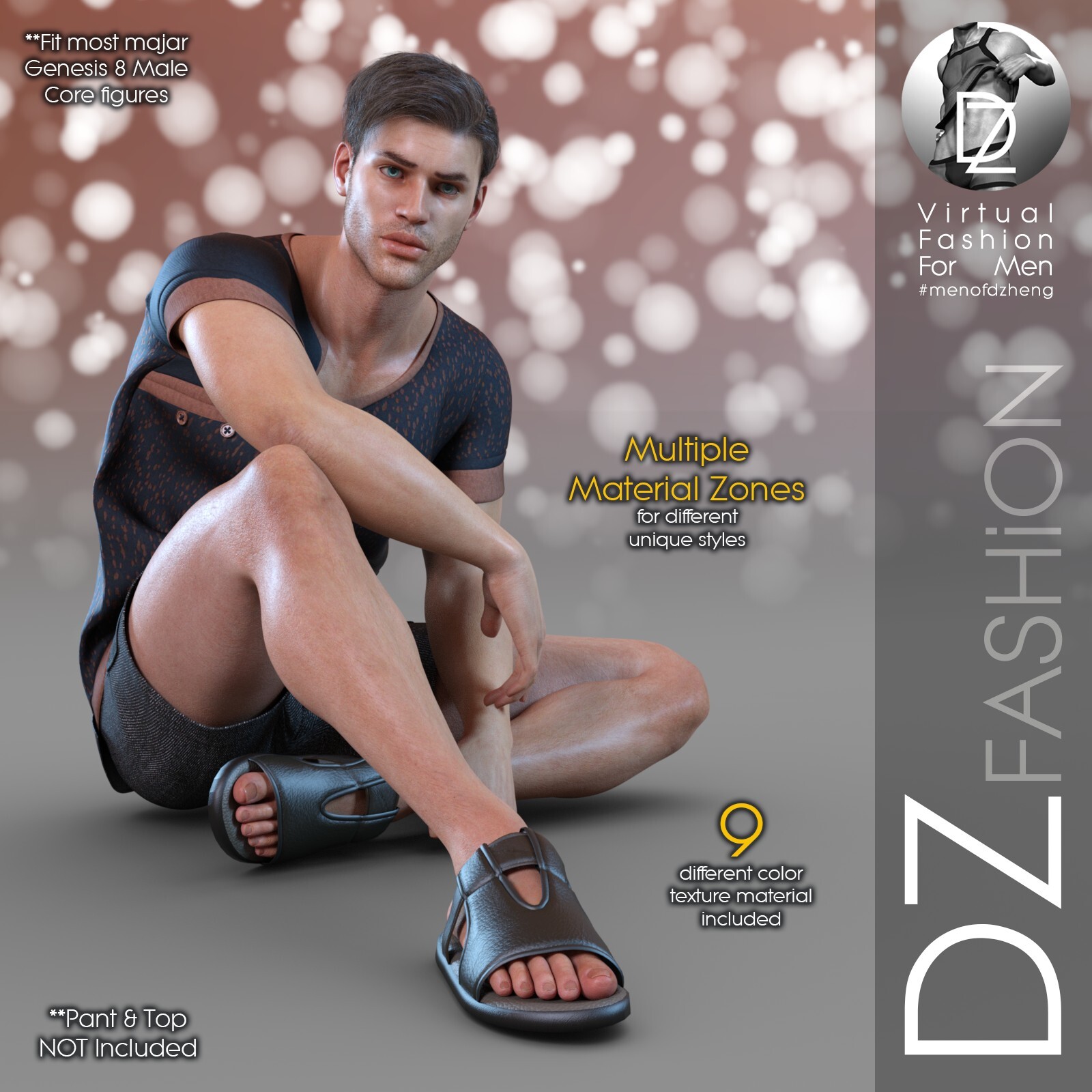 DZ G8M FootGearZ 04 by: DZheng, 3D Models by Daz 3D