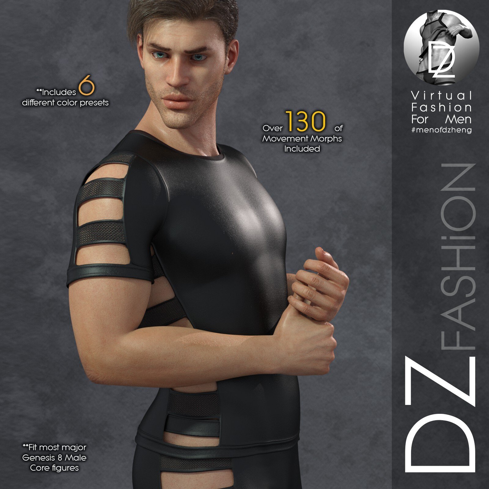 DZ G8M HoleZ Set 3 by: DZheng, 3D Models by Daz 3D
