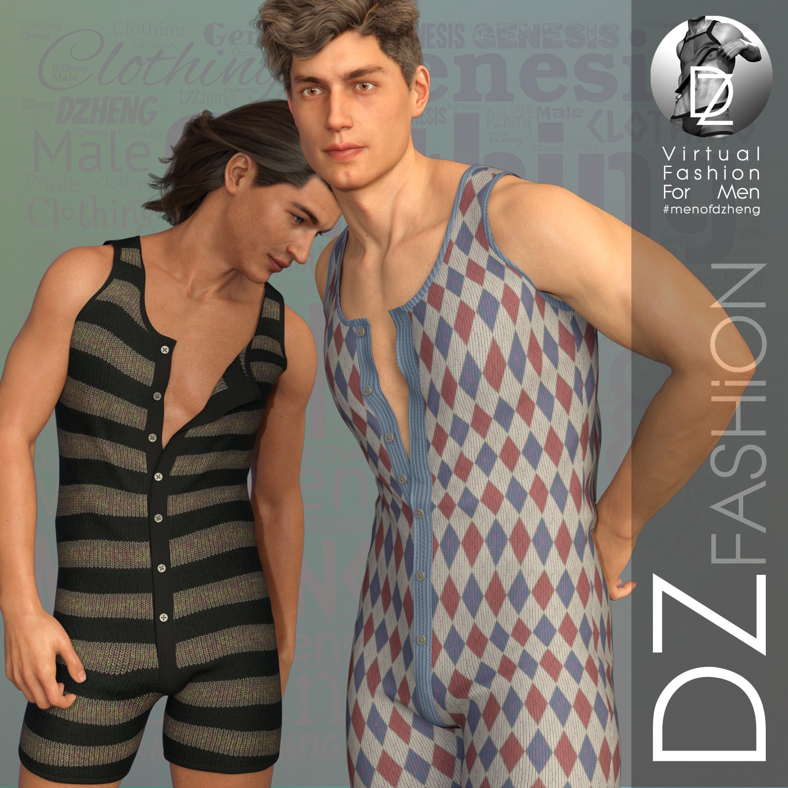 DZ G8M JumpSuitZ - Styles by: DZheng, 3D Models by Daz 3D