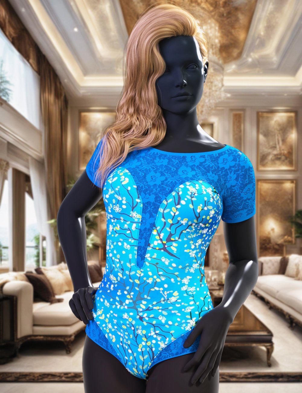 JMR dForce Nicole Bodysuit for Genesis 9 Feminine by: JaMaRe, 3D Models by Daz 3D