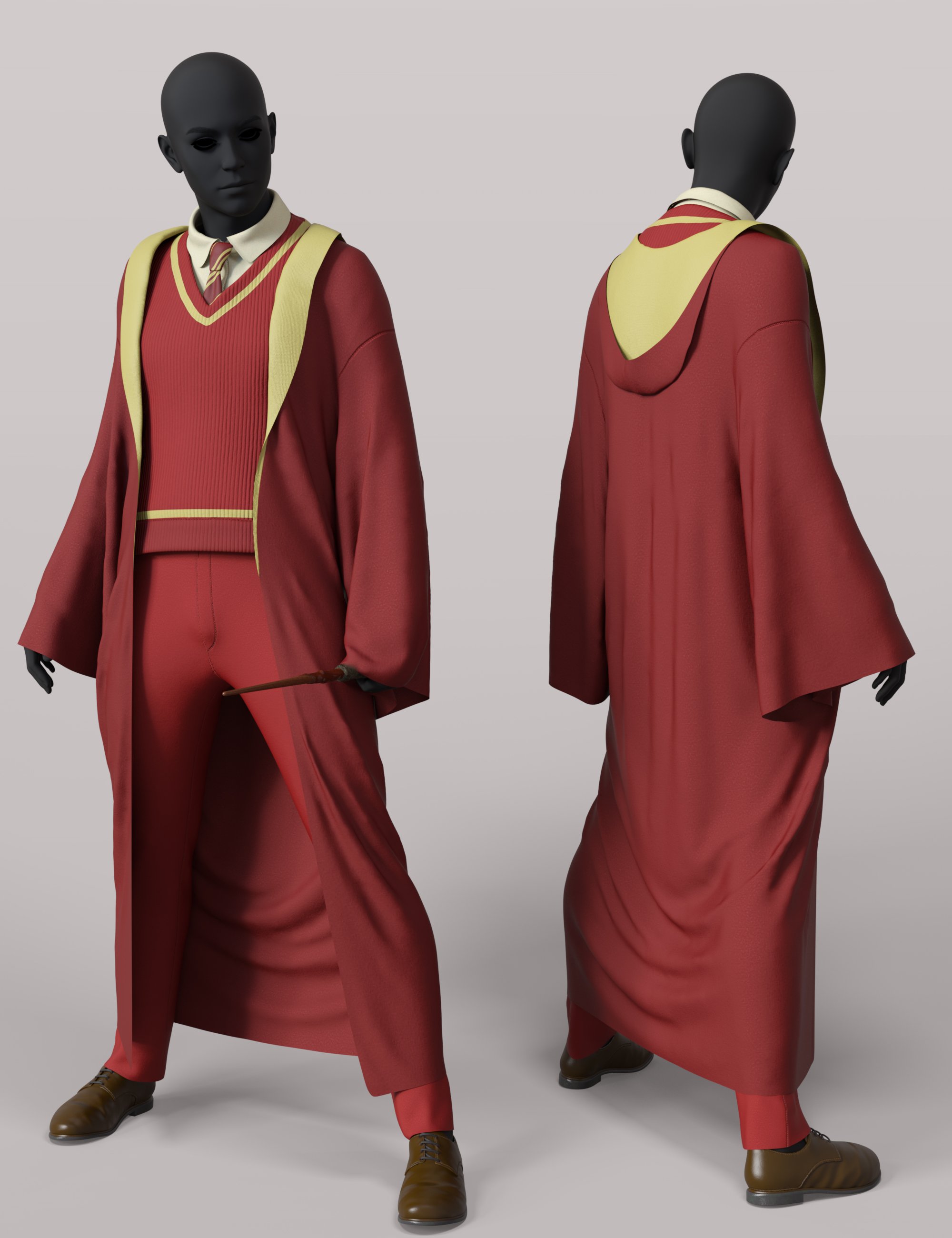 AH dForce Magical Wizard Outfit For Genesis 9 | Daz 3D