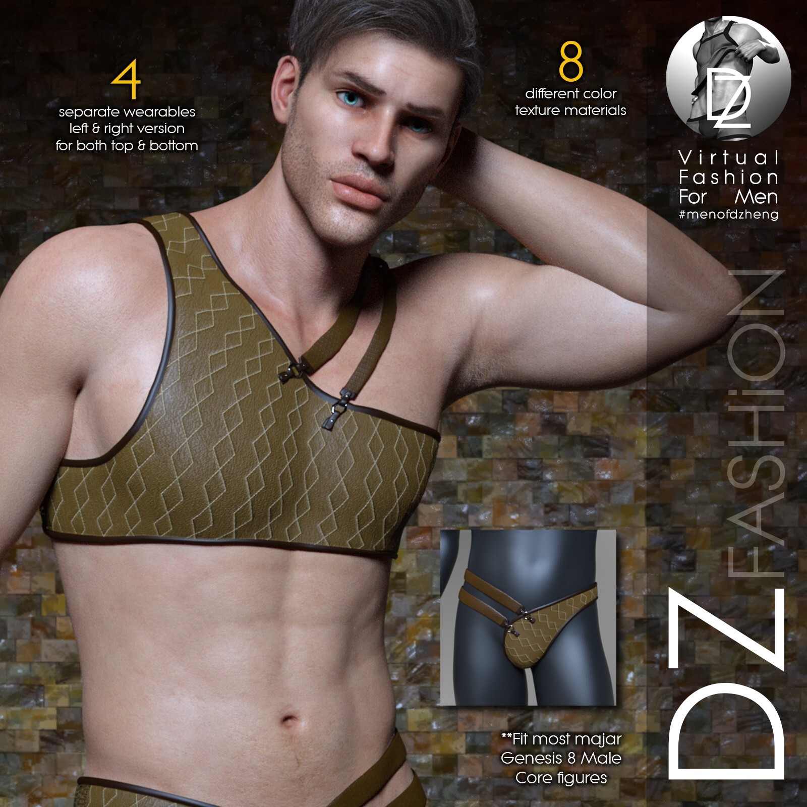 DZ G8M Primal 11 by: DZheng, 3D Models by Daz 3D