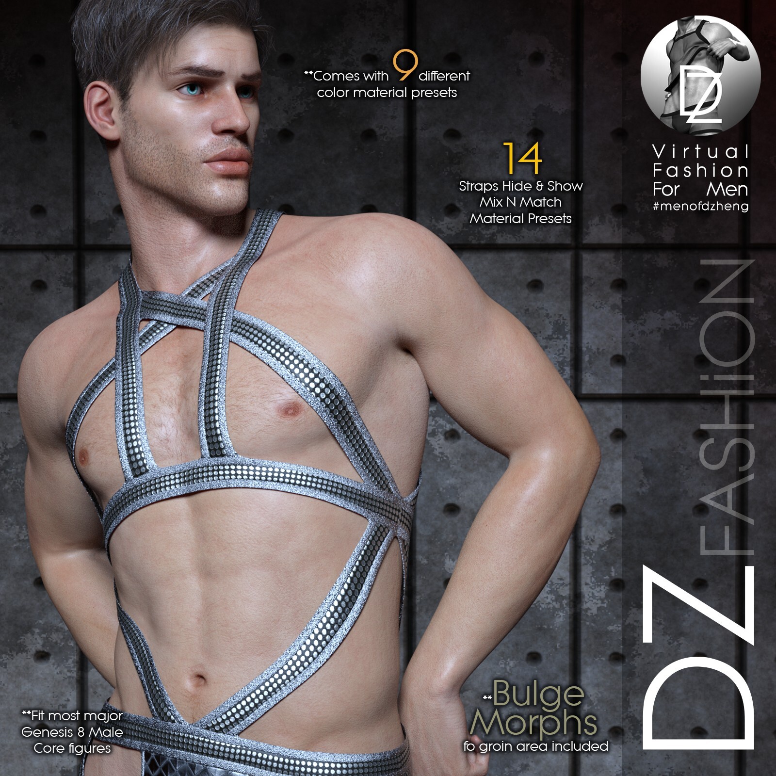 DZ G8M Primal 8 by: DZheng, 3D Models by Daz 3D