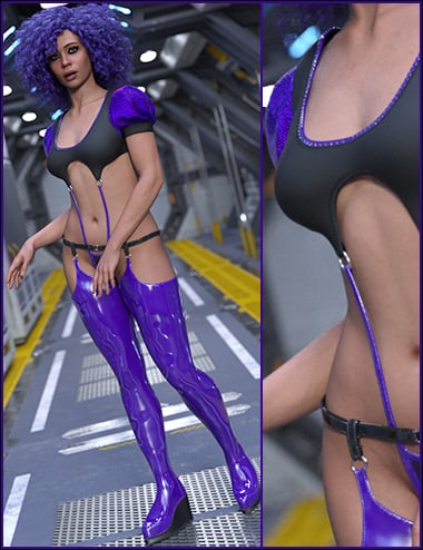 Texture Add On for the Slingshot Leotard Outfit for Genesis 9