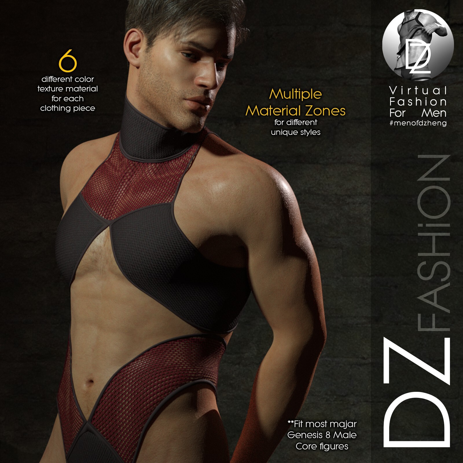 DZ G8M SkinZ Set 18 by: DZheng, 3D Models by Daz 3D