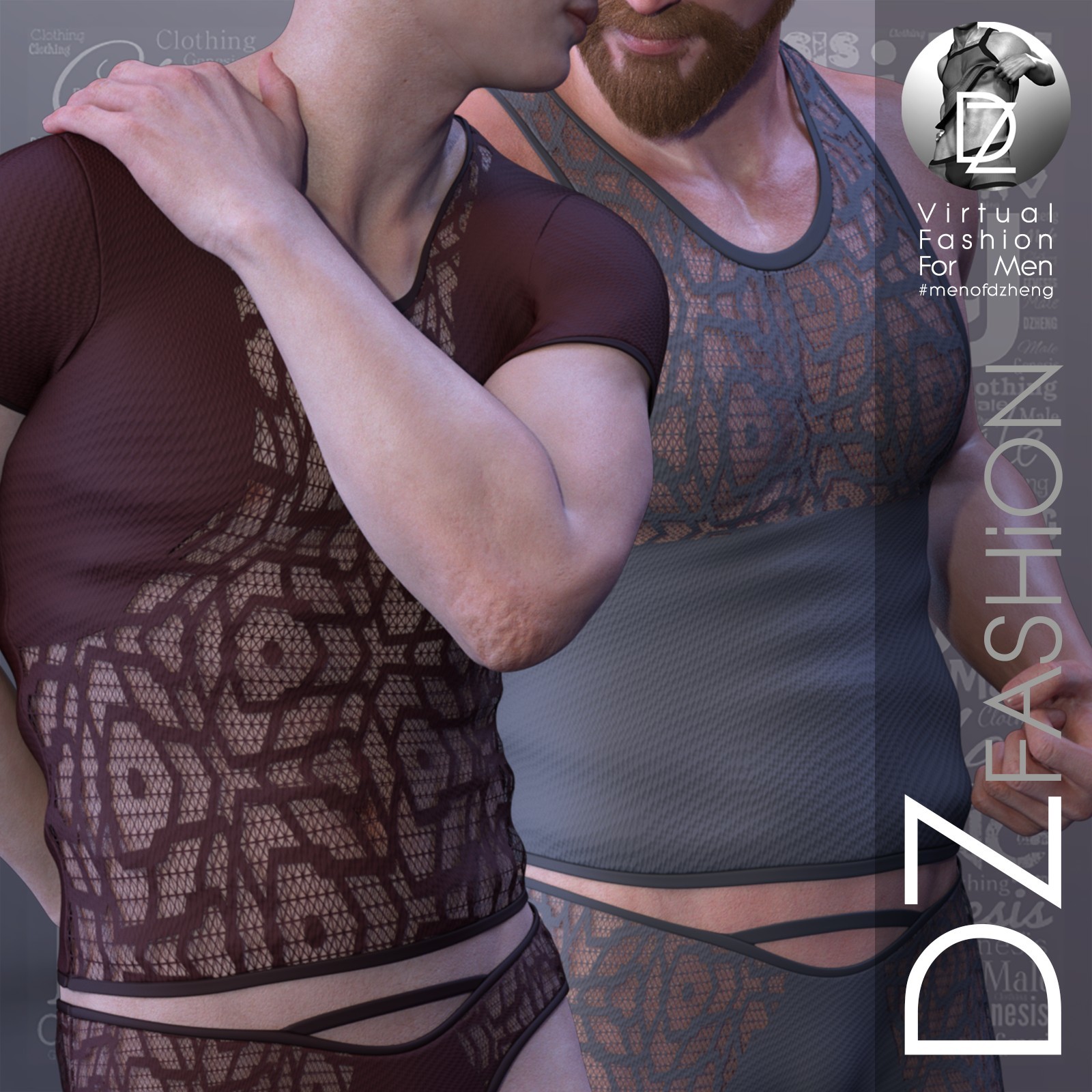 DZ G8M UnderGear Set 2 by: DZheng, 3D Models by Daz 3D