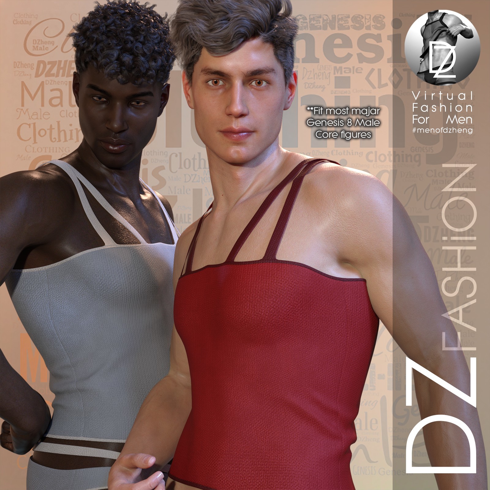 DZ G8M UnderGear Set 10 by: DZheng, 3D Models by Daz 3D