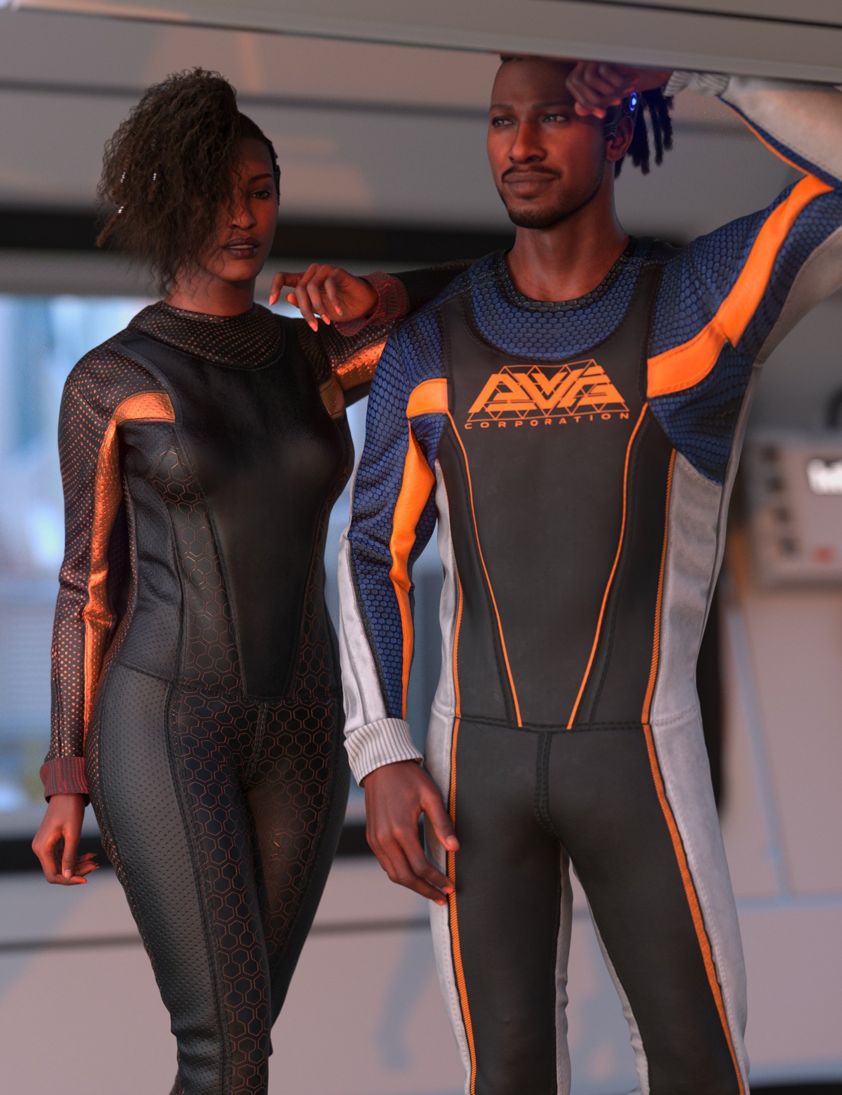 Solara Suit for Genesis 9 by: Ae Ti3D-GHDesignWhite Fang, 3D Models by Daz 3D