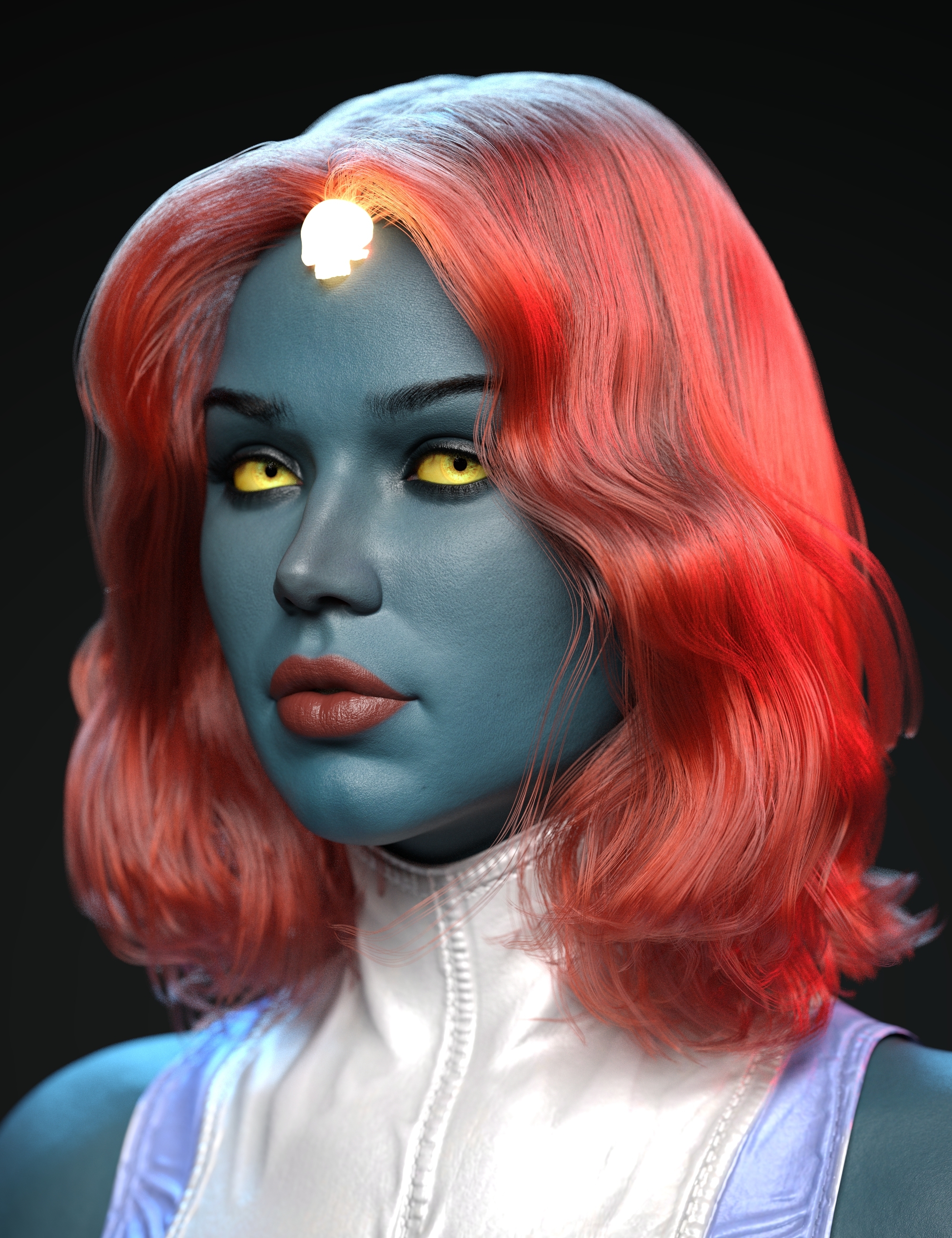 dForce Skulyanna Hair Set for Genesis 9 by: Neftis3D, 3D Models by Daz 3D