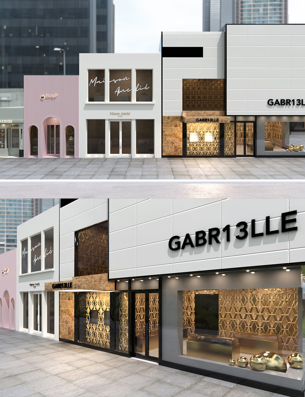 Modern Store Front by: bituka3d, 3D Models by Daz 3D