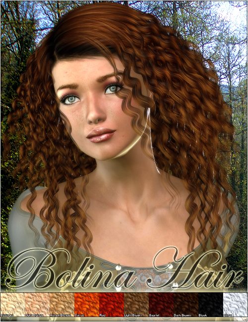 Bolina Hair Bolina Hair by: 3DreamMairy, 3D Models by Daz 3D