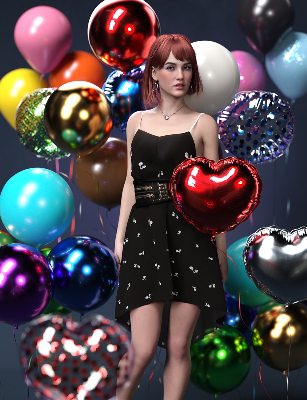 CGI Deco Balloons by: Color Galeria, 3D Models by Daz 3D